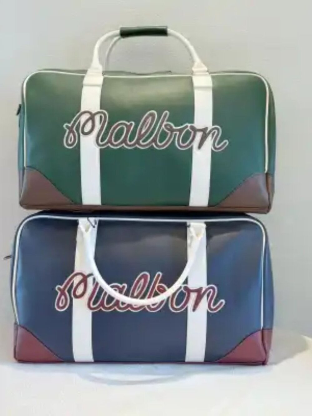 Malbon Golf Garment Bag Large-Capacity Classic Boston Travel Bag Unisex